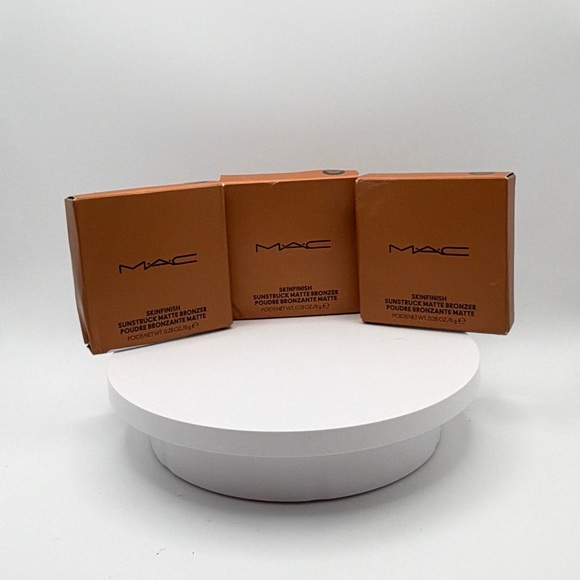 MAC Sunfinish Bronzer Matte Richer Rosy NEW Authentic 3 pack